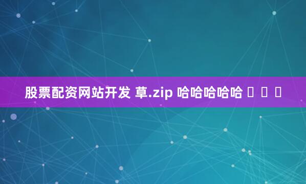 股票配资网站开发 草.zip 哈哈哈哈哈 ​​​