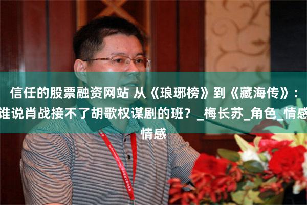 信任的股票融资网站 从《琅琊榜》到《藏海传》：谁说肖战接不了胡歌权谋剧的班？_梅长苏_角色_情感